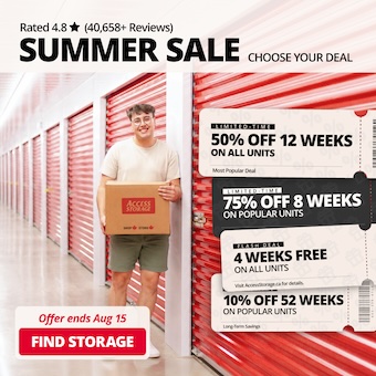 Access Storage - Winnipeg St. Boniface Promotion